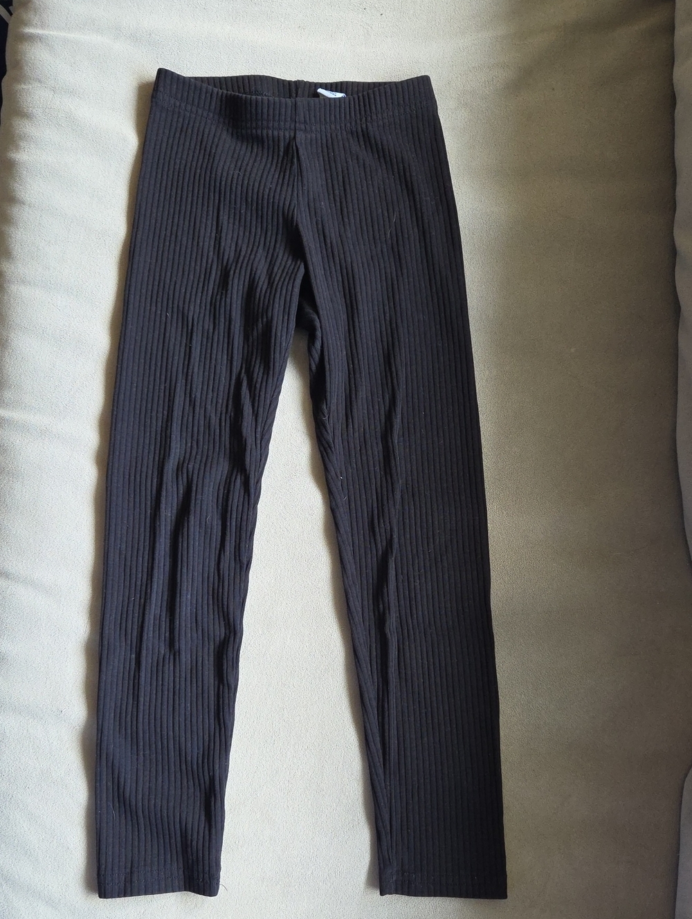 Old NAVY Black Ribbed Kids Leggings